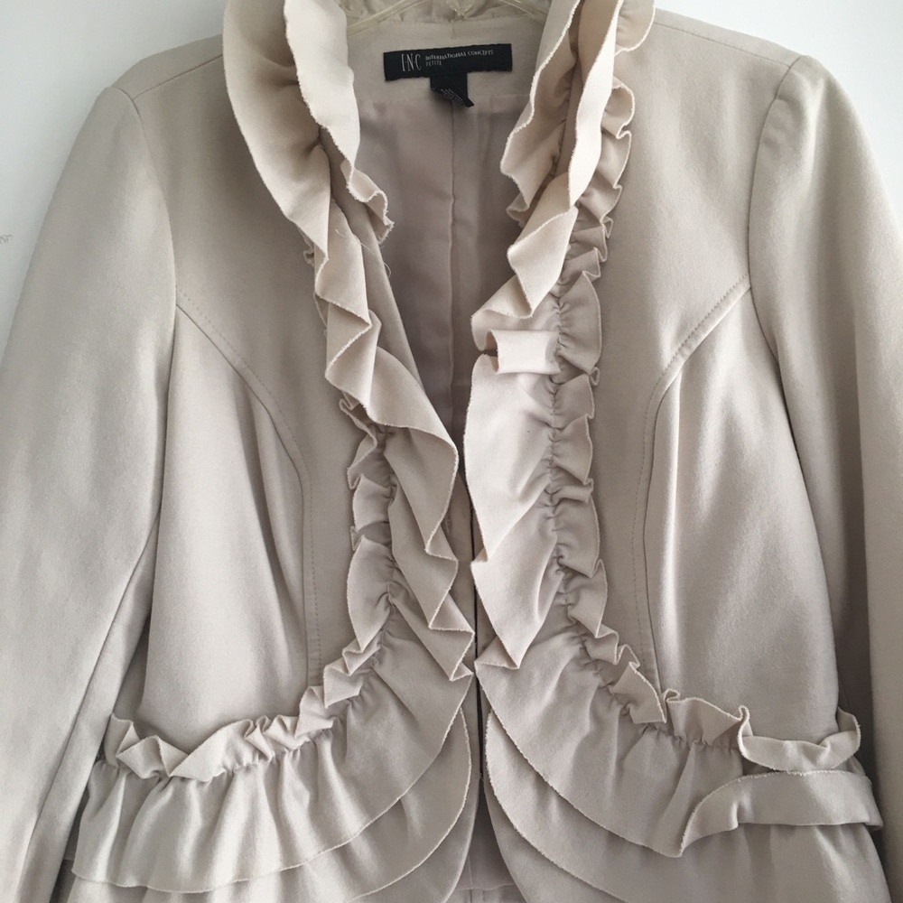 INC Ruffled Blazer - Picture 4 of 8